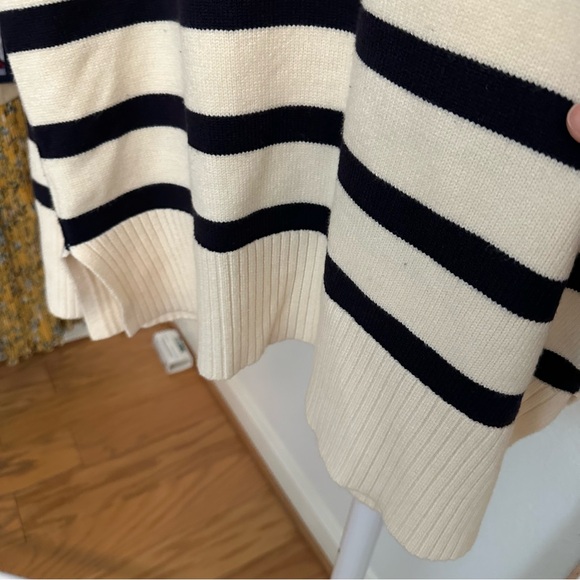 Zara Woman Striped Crew Neck Sweater - Picture 8 of 11